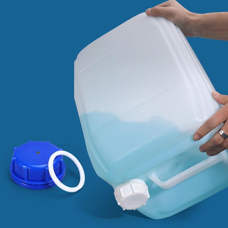 Дышащая вентилируемая крышка с защитой от несанкционированного вскрытия для пластиковой канистры