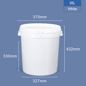 35L Пластиковое ведро с ручкой крышки