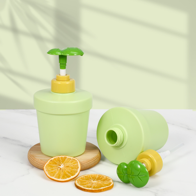 400 мл милая косметическая бутылка для мытья бутылки с пустой лосьоном для шампуня 