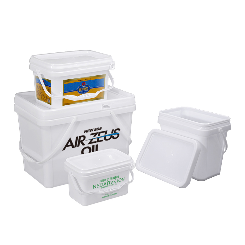 Прямоугольное пластиковое ведро