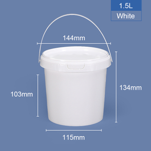 1500 мл 1,5 LTR Круглый пластиковый ведро и ванна