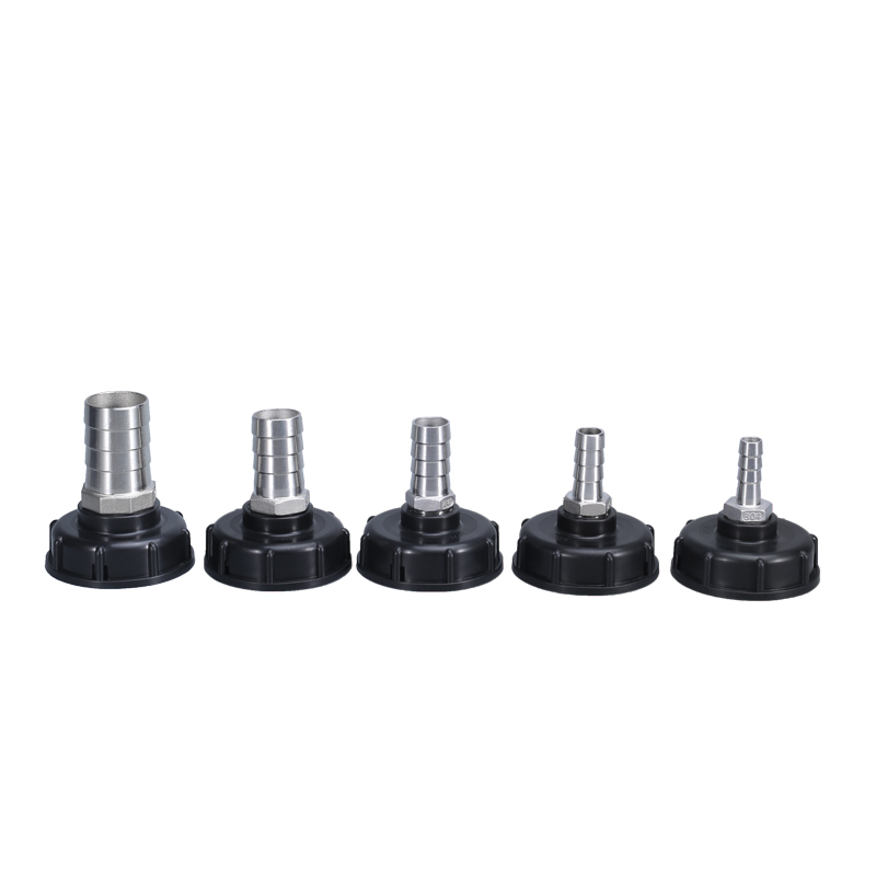 Адаптер водного бака IBC 1/2 '3/4 ' 1 'Садовый шланговый шланг фитинги Слитный разъем S60x6 Грубая нить