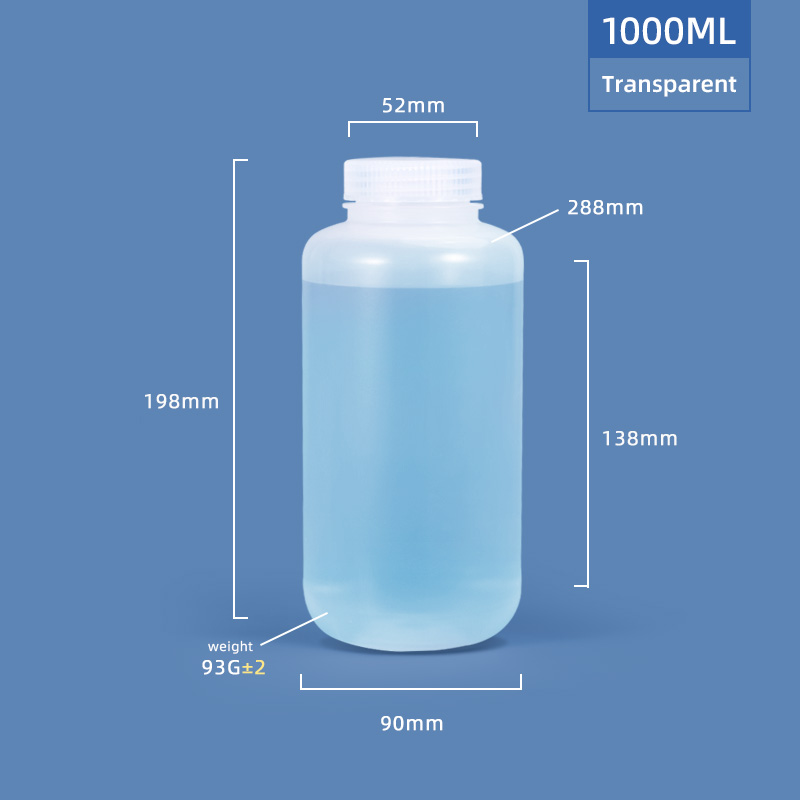 1000 мл шириной пластиковой бутылки PP/HDPE