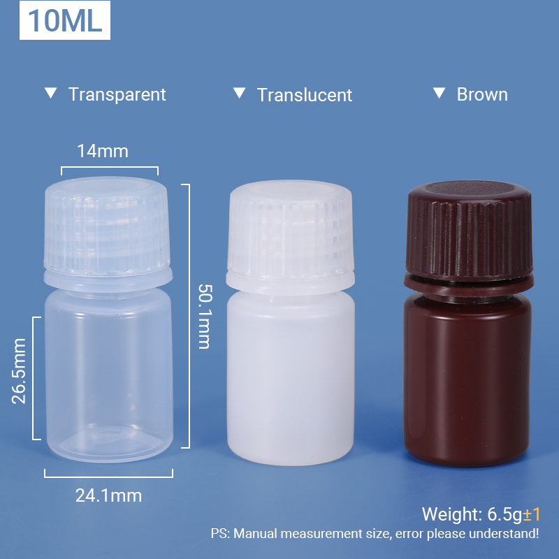 Пластиковая пластиковая PP/HDPE шириной 10 мл