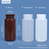 Пластиковая бутылка PP/HDPE шириной 500 мл