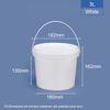 3 LTR Food-Grade круглый пластиковый ведро и ванна