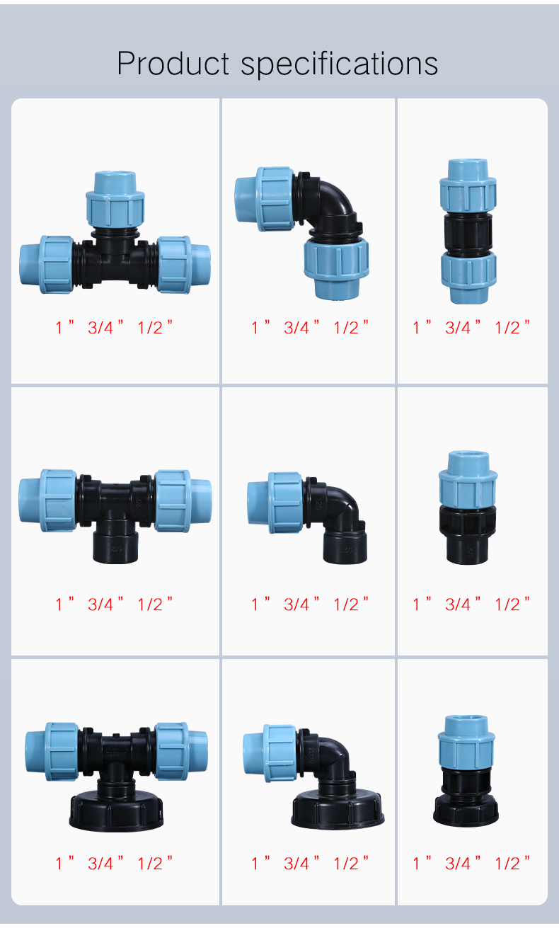 20/25/32 мм IBC Трубки с водными трубами 1/2 '' 3/4 '' Колевой прямой выпускной садовый водный разъемы Пластиковый шланг разъем