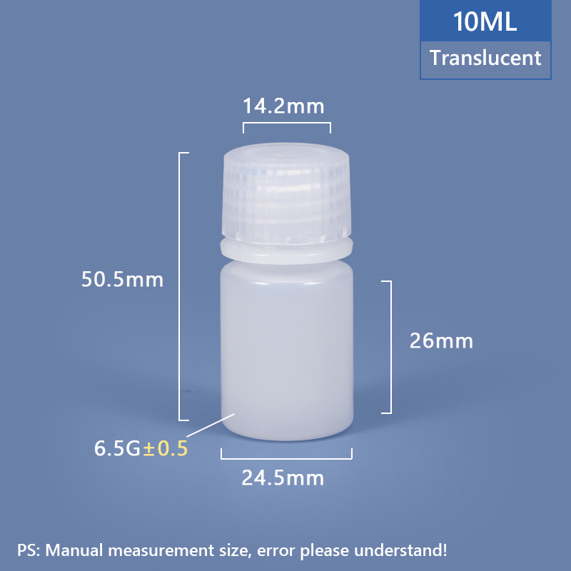 Пластиковая пластиковая PP/HDPE шириной 10 мл