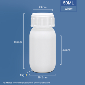 50 мл бутылки с высокой барьерной барьерной бутылкой для пестицидов