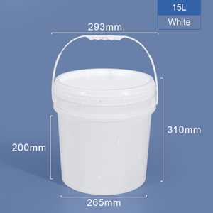 15L Пластиковое ведро с крышкой