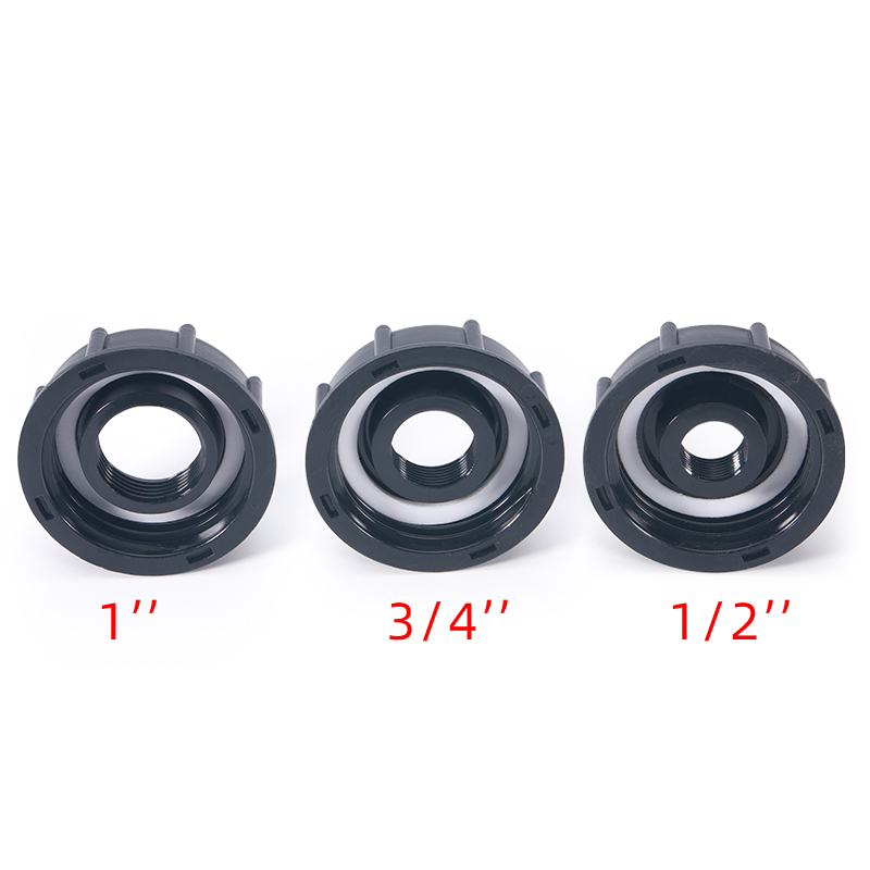 IBC Tote Adapter 60 мм грубая резьба 1/2 '3/4 '' 1 дюйм на выходе, 275-330-галлон разъем сливной штекеры для шланг-садового бака воды