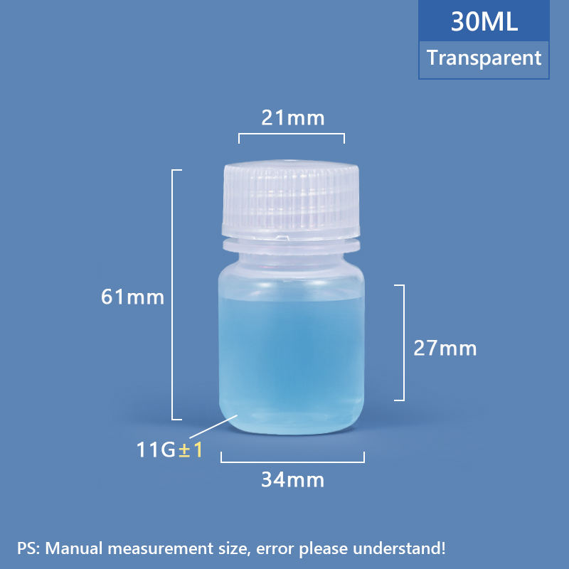 Пластиковая бутылка PP / HDPE шириной 30 мл
