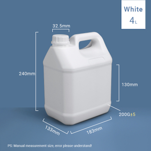 4L флуорированный пластиковый стиль кувшин с одним галлоном F
