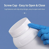 Оптовая торговля 2 л фторированной бутылки HDPE герметичный контейнер с широким горлышком для вязких жидкостей и органических растворителей