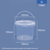 3 LTR Food-Grade круглый пластиковый ведро и ванна