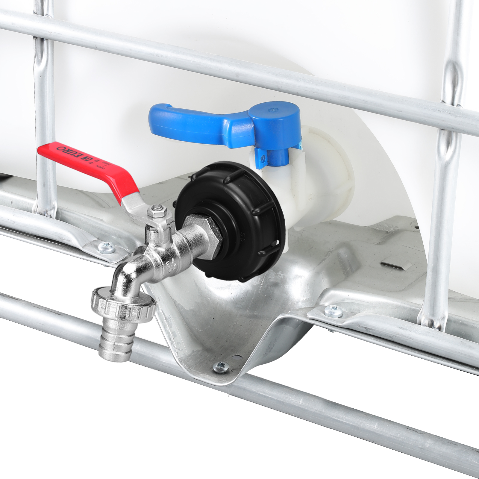 2,36 '' 60x6 Грубая нить, адаптер IBC 1/2 3/4 дюйма женская нить, разъемы для воды в садовом шланга