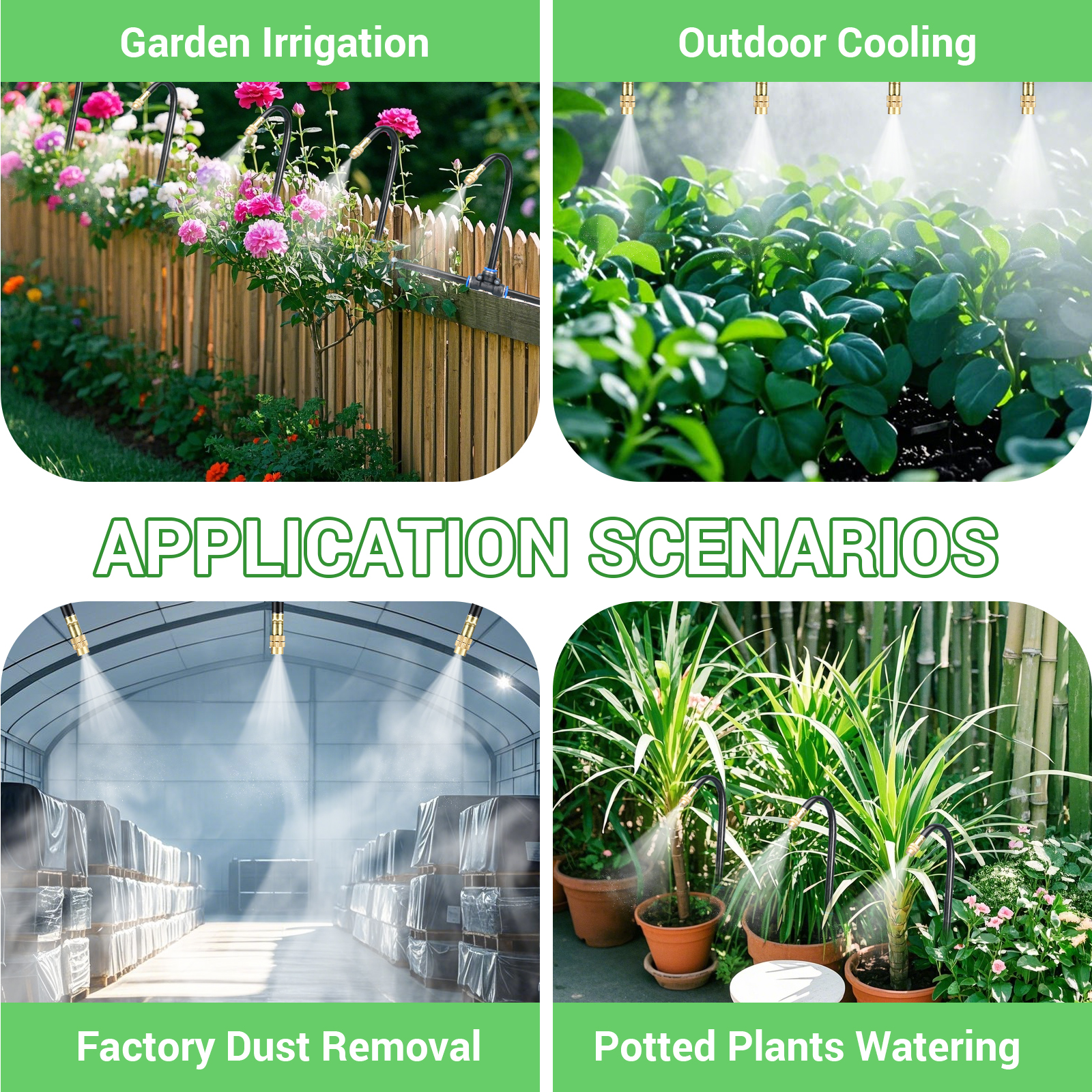 Система капельной ирригации, регулируемый набор для орошения 360 °, система завода Mister для полива в саду