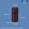 Пластиковая пластиковая PP/HDPE шириной 10 мл
