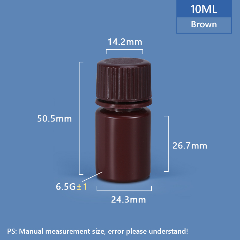 Пластиковая пластиковая PP/HDPE шириной 10 мл