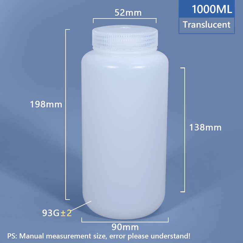 1000 мл шириной пластиковой бутылки PP/HDPE