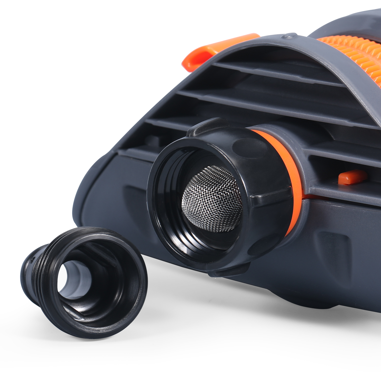 Распутающийся газонный разбрызгиватель с 19-отверстиями латунных форсунок, покрывает до 8-10 м, включает в себя иглу для очистки реактивной реакции.