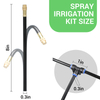 Система капельной ирригации, регулируемый набор для орошения 360 °, система завода Mister для полива в саду