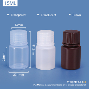Пластиковая бутылка PP/HDPE шириной 15 мл